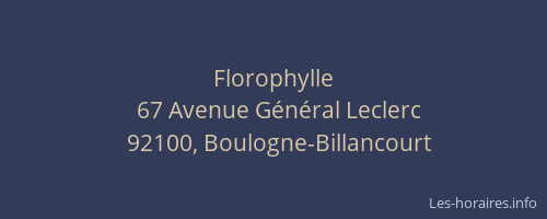 Florophylle