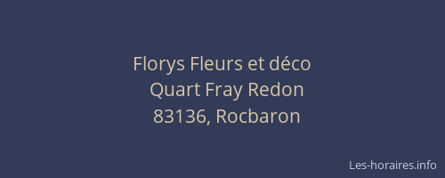 Florys Fleurs et déco