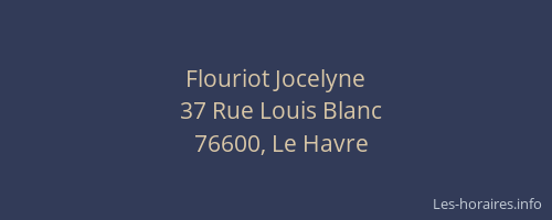 Flouriot Jocelyne