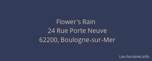 Flower's Rain