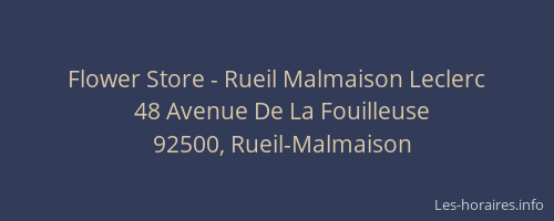 Flower Store - Rueil Malmaison Leclerc
