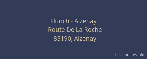 Flunch - Aizenay