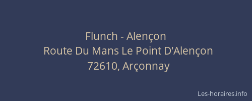 Flunch - Alen&ccedil;on