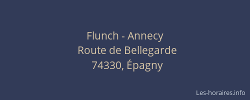 Flunch - Annecy