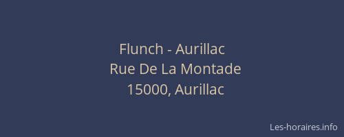 Flunch - Aurillac