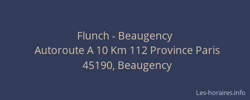 Flunch - Beaugency