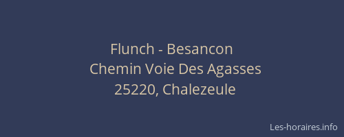 Flunch - Besancon