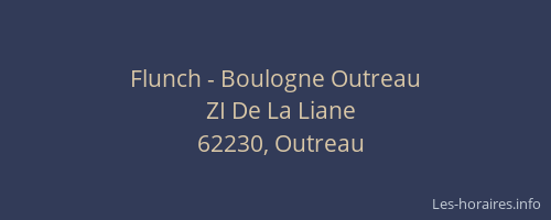 Flunch - Boulogne Outreau