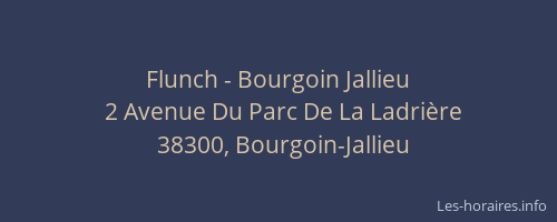 Flunch - Bourgoin Jallieu