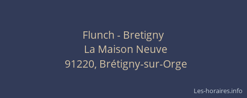 Flunch - Bretigny