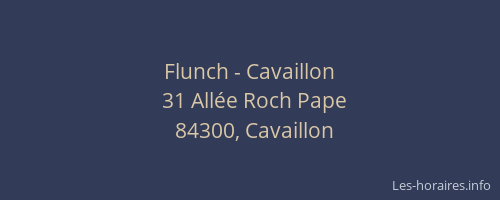 Flunch - Cavaillon