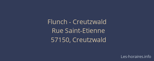 Flunch - Creutzwald
