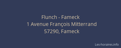 Flunch - Fameck