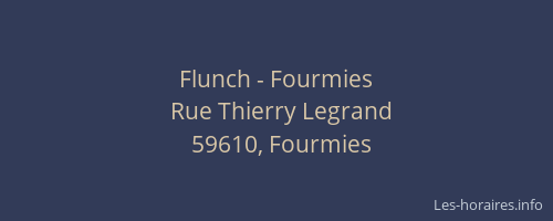 Flunch - Fourmies