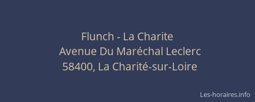 Flunch - La Charite