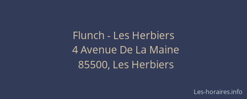 Flunch - Les Herbiers