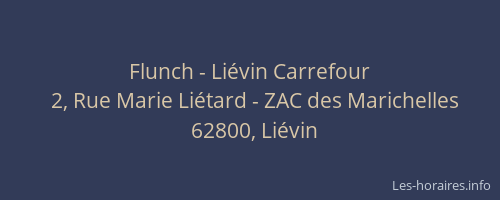 Flunch - Li&eacute;vin Carrefour