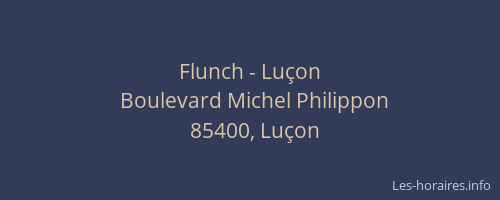Flunch - Luçon