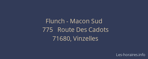 Flunch - Macon Sud