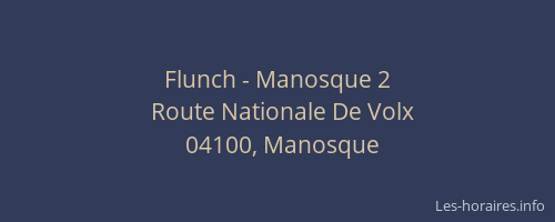 Flunch - Manosque 2