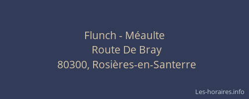 Flunch - Méaulte