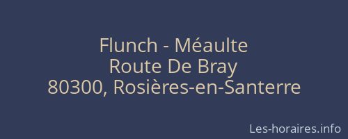 Flunch - Méaulte