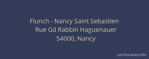 Flunch - Nancy Saint Sebastien