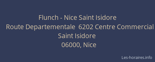 Flunch - Nice Saint Isidore