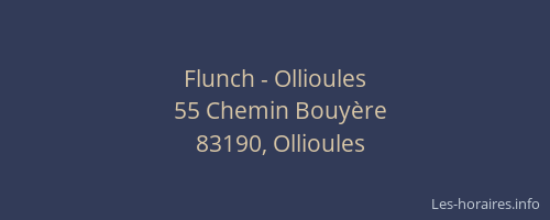 Flunch - Ollioules