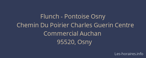 Flunch - Pontoise Osny