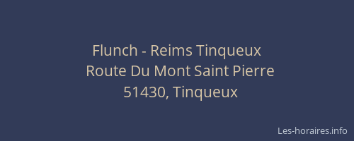 Flunch - Reims Tinqueux