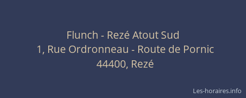 Flunch - Rezé Atout Sud