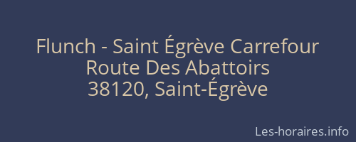 Flunch - Saint Égrève Carrefour