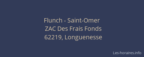 Flunch - Saint-Omer