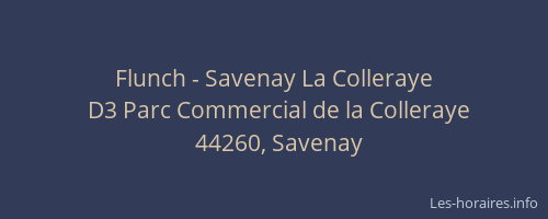 Flunch - Savenay La Colleraye