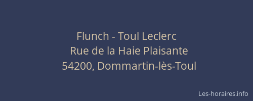 Flunch - Toul Leclerc
