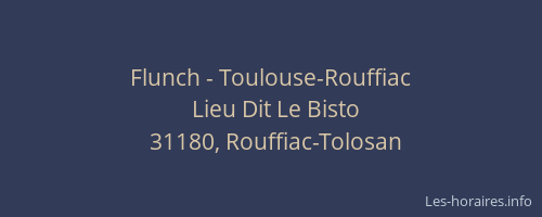 Flunch - Toulouse-Rouffiac