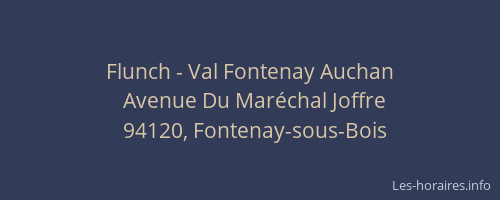 Flunch - Val Fontenay Auchan