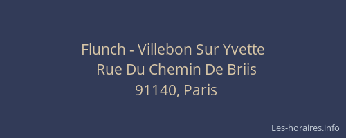 Flunch - Villebon Sur Yvette