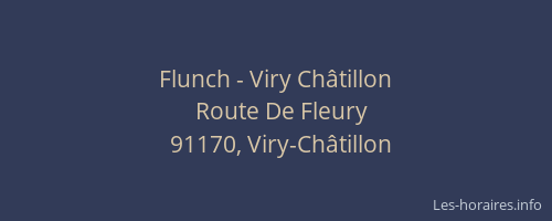 Flunch - Viry Châtillon