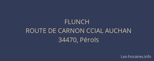 FLUNCH