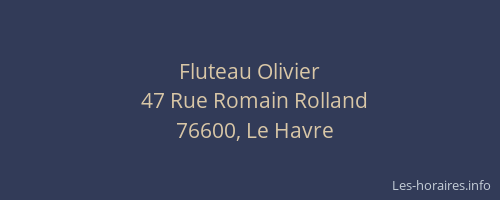 Fluteau Olivier