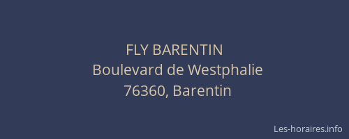 FLY BARENTIN