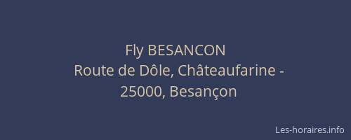 Fly BESANCON