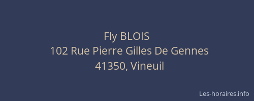 Fly BLOIS
