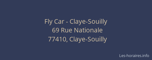 Fly Car - Claye-Souilly