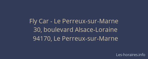 Fly Car - Le Perreux-sur-Marne