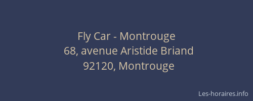 Fly Car - Montrouge