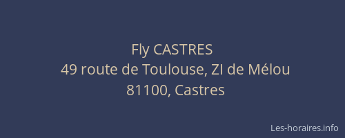Fly CASTRES