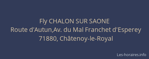 Fly CHALON SUR SAONE